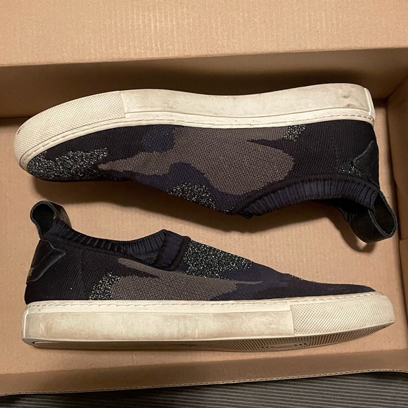 ZADIG & VOLTAIRE GLITTER CAMO SNEAKERS - Picture 4 of 7